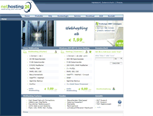Tablet Screenshot of nethosting24.de
